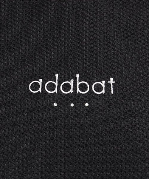 adabat(アダバット)/【UVカット／吸水速乾】刺しゅうロゴデザイン メッシュ調ワンピース/img05