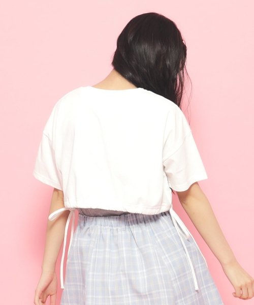 PINK-latte(ピンク　ラテ)/【2点SET】裾リボンガーリーTシャツセット[半袖]/img02