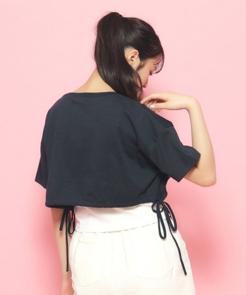 PINK-latte(ピンク　ラテ)/【2点SET】裾リボンガーリーTシャツセット[半袖]/img06