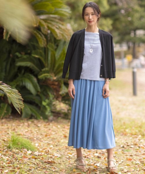 J.PRESS LADIES(J．プレス　レディス)/【洗える】SILKY COTTON LINEN カーディガン/img02