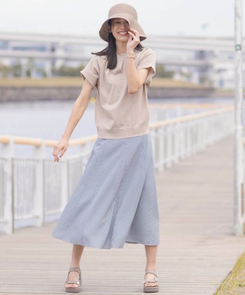 J.PRESS LADIES（LARGE SIZE）(J．プレス　レディス（大きいサイズ）)/【WEB限定カラーあり・洗える】Vis/Peスパーク バンドカラー ニット/img03