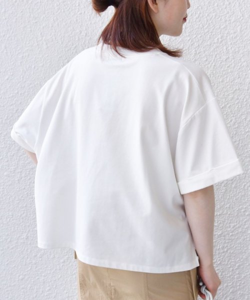 SHIPS WOMEN(シップス　ウィメン)/* ドルマン 刺繍 ワイド TEE ◇/img15