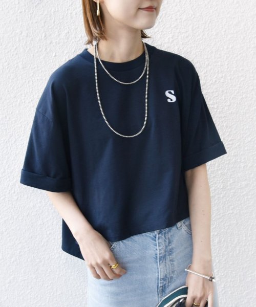 SHIPS WOMEN(シップス　ウィメン)/* ドルマン 刺繍 ワイド TEE ◇/img30