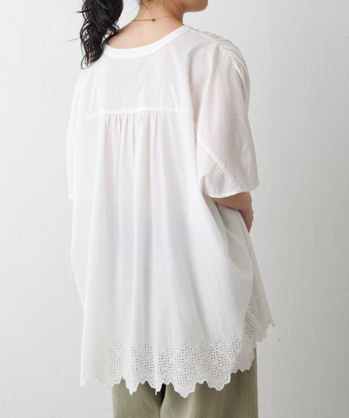 BEARDSLEY(ビアズリー)/裾刺繍フレンチシャツ/img03