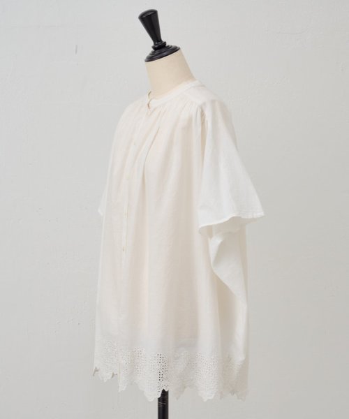 BEARDSLEY(ビアズリー)/裾刺繍フレンチシャツ/img16