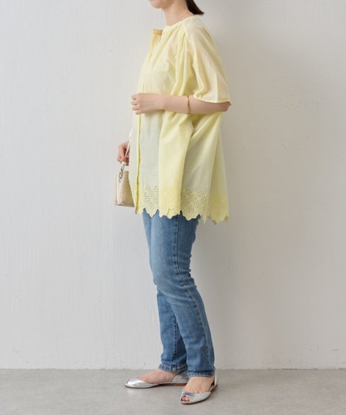 BEARDSLEY(ビアズリー)/裾刺繍フレンチシャツ/img31