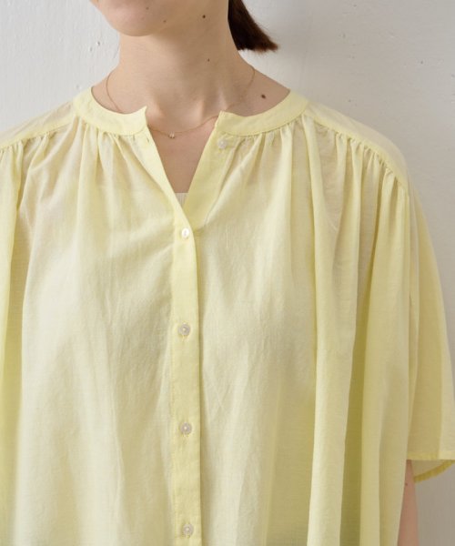 BEARDSLEY(ビアズリー)/裾刺繍フレンチシャツ/img34