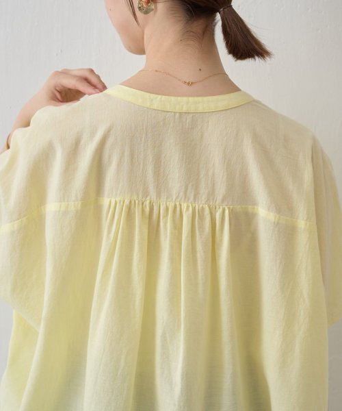 BEARDSLEY(ビアズリー)/裾刺繍フレンチシャツ/img35