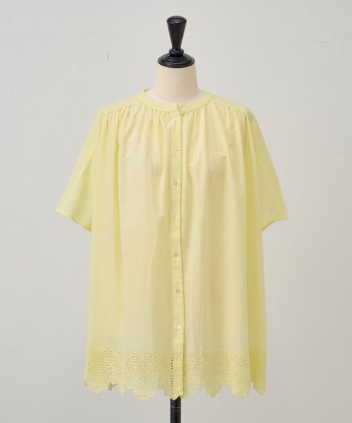 BEARDSLEY(ビアズリー)/裾刺繍フレンチシャツ/img37