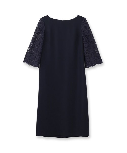 袖レースドレスワンピース 