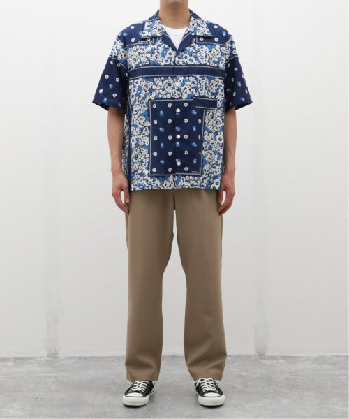 EDIFICE(エディフィス)/NOMA t.d. (ノーマティーディー) Summer Shirt Indigo bandana N37－SH03B/img01