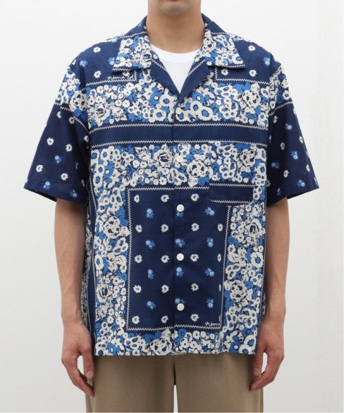 EDIFICE(エディフィス)/NOMA t.d. (ノーマティーディー) Summer Shirt Indigo bandana N37－SH03B/img02