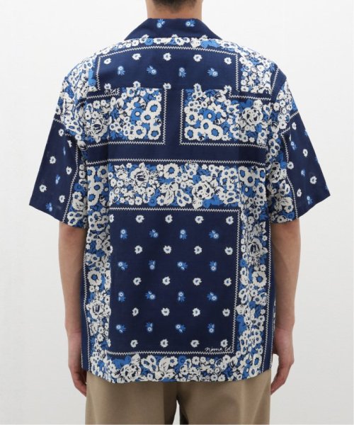 EDIFICE(エディフィス)/NOMA t.d. (ノーマティーディー) Summer Shirt Indigo bandana N37－SH03B/img04