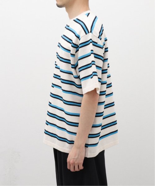 JOURNAL STANDARD relume Men's(ジャーナルスタンダード　レリューム　メンズ)/COOHEM LIGHT WAVE COTTON RETRO BORDER KN/img03