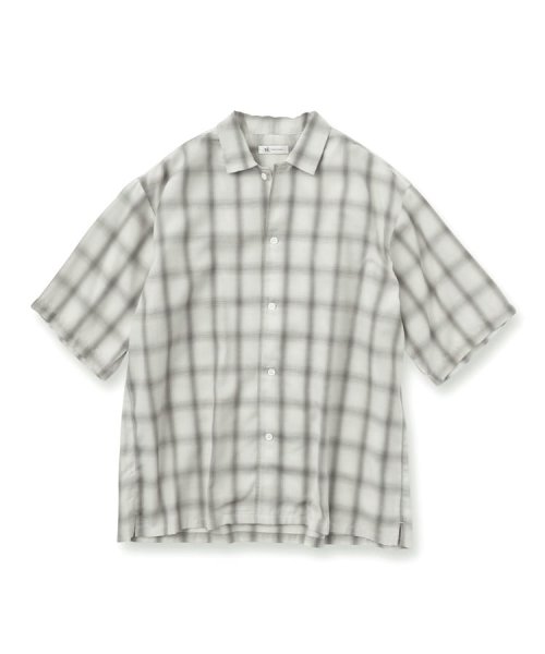 tk.TAKEO KIKUCHI(ティーケー　タケオキクチ)/オンブレチェックシャツ/img01