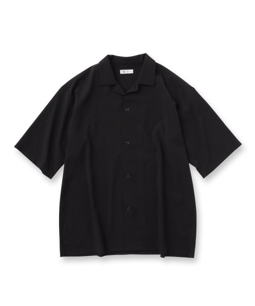 tk.TAKEO KIKUCHI(ティーケー　タケオキクチ)/サラエアリーオープンカラー2WAYシャツ/img01