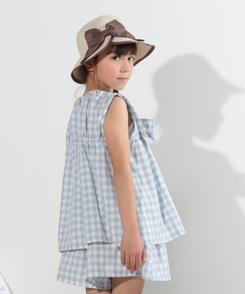 SHOO・LA・RUE(Kids) (シューラルーキッズ)/【110－140cm】ギンガムチェックセットアップ/img03