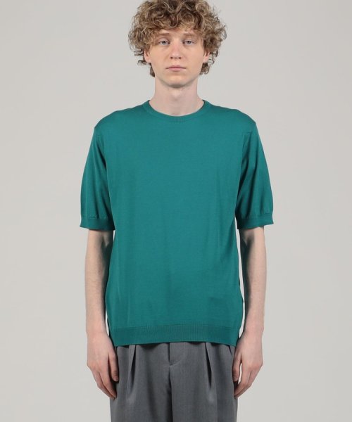 JOHN SMEDLEY S4633 30G クルーネックプルオーバー SMEDLEY