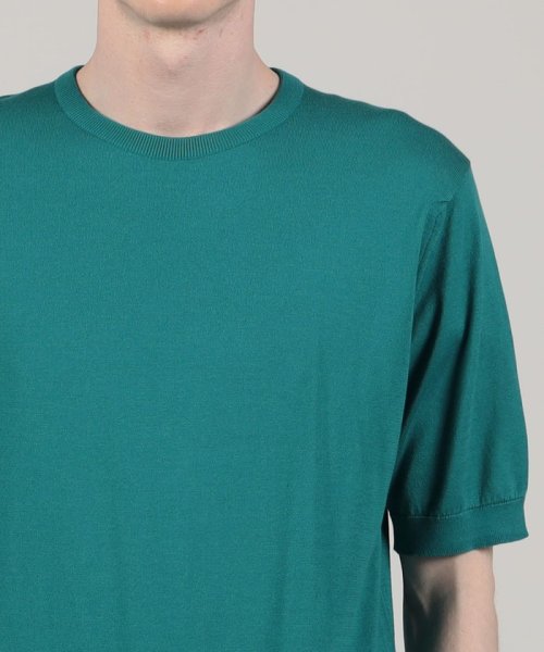 JOHN SMEDLEY S4633 30G クルーネックプルオーバー SMEDLEY