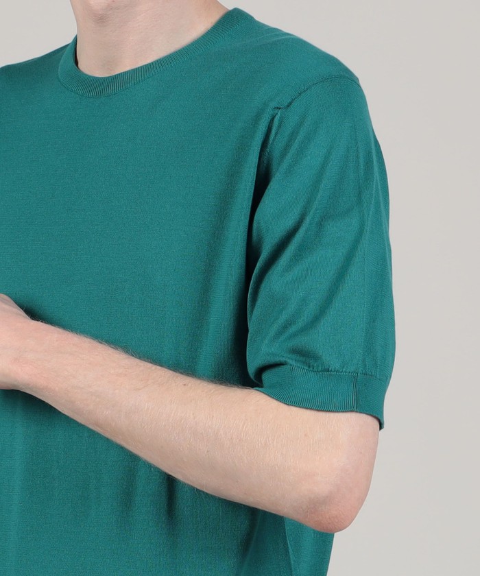 JOHN SMEDLEY S4633 30G クルーネックプルオーバー ニット・セーター