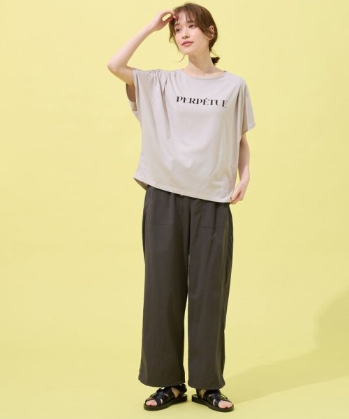 anyFAM(anyFAM)/【洗濯機可/UVケア/接触冷感】フレンチスリーブロゴ・カラーTシャツ/img08