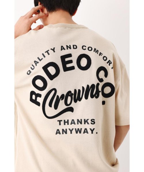 RODEO CROWNS WIDE BOWL(ロデオクラウンズワイドボウル)/メンズ　ロゴアイコン ニット ドッキング Tシャツ/img12