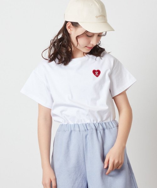 a.v.v(KID'S)(アー・ヴェ・ヴェキッズ)/[100－130]ハートワッペン半袖Tシャツ/img19