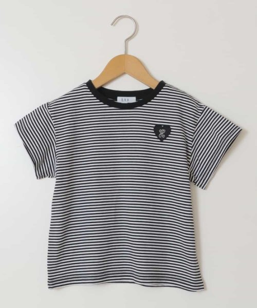 a.v.v(KID'S)(アー・ヴェ・ヴェキッズ)/[140－150]ハートワッペン半袖Tシャツ/img36