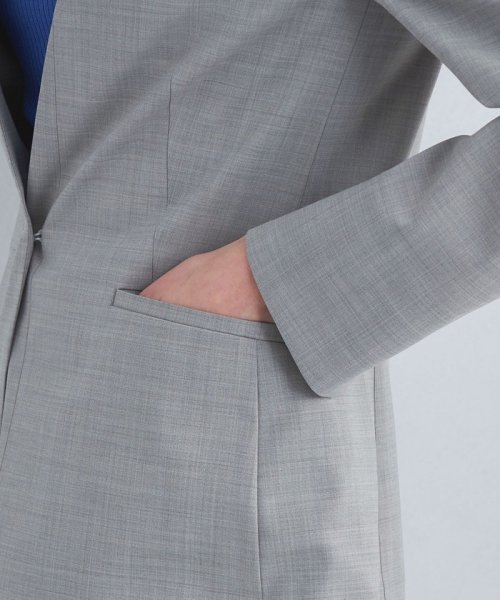 ライト カチリラ ノーラペル ジャケット◇No07◇ B77 W58 H88 着用サイズ：M 防シワ