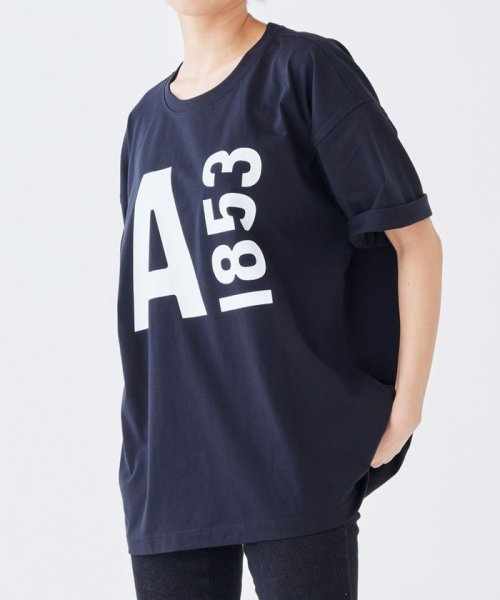 ＡＩＧＬＥ MEN(エーグル　メンズ)/【EC限定】 オーガニックコットン オーバーサイズ ビッグロゴ 半袖Tシャツ/img16