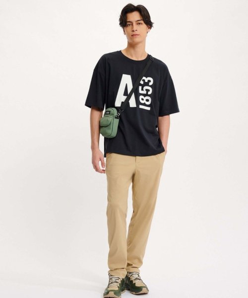 ＡＩＧＬＥ MEN(エーグル　メンズ)/【EC限定】 オーガニックコットン オーバーサイズ ビッグロゴ 半袖Tシャツ/img18