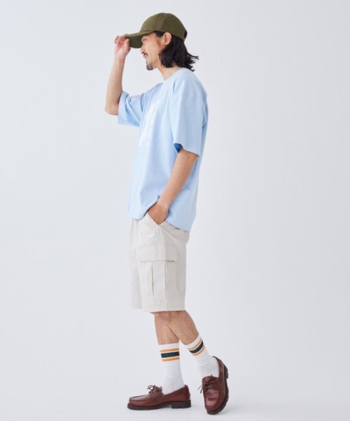 ＡＩＧＬＥ MEN(エーグル　メンズ)/【EC限定】 オーガニックコットン オーバーサイズ ビッグロゴ 半袖Tシャツ/img20