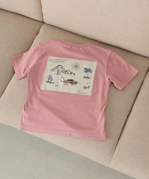 COMME CA ISM KIDS(コムサイズム（キッズ）)/アロハ柄プリント Tシャツ/img12