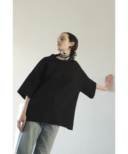 CLANE(クラネ)/BULKY LINE HALF SLEEVE TOPS/img04