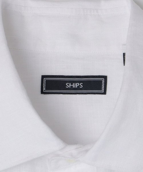 SHIPS MEN(シップス　メン)/SHIPS: ウォッシュ加工 リネン ワイドカラー シャツ/img13