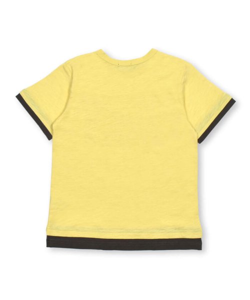 BeBe(ベベ)/スラブ天竺リーフプリントレイヤード風半袖Tシャツ(90~150cm)/img13