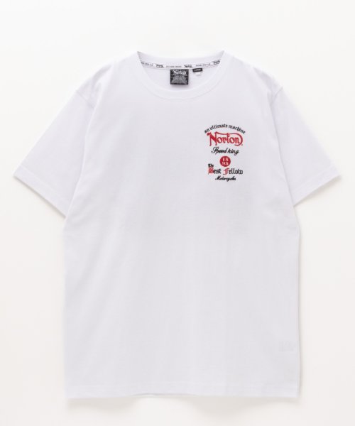 MAC HOUSE(men)(マックハウス（メンズ）)/Norton ノートン ドックライダーTシャツ 242N1008A/img06