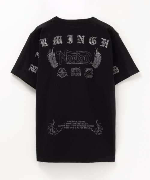 MAC HOUSE(men)(マックハウス（メンズ）)/Norton ノートン ラメ刺繍マックスTシャツ 242N1001A/img12