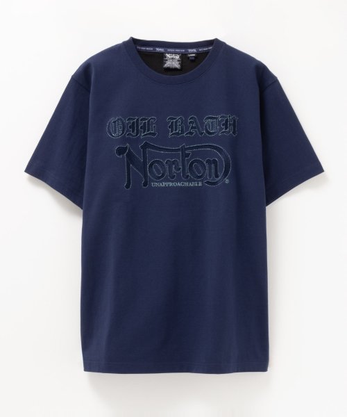 MAC HOUSE(men)(マックハウス（メンズ）)/Norton ノートン ラメ刺繍マックスTシャツ 242N1001A/img15