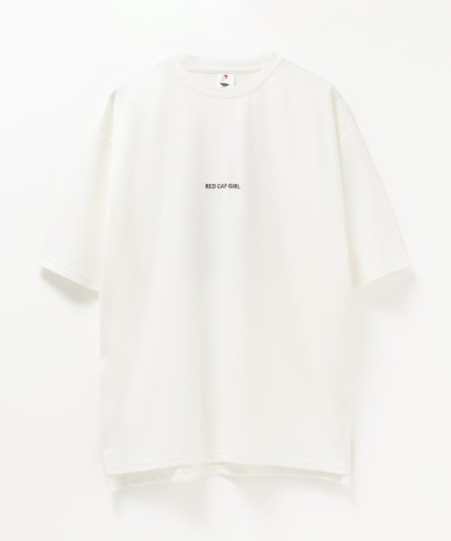 MAC HOUSE(men)(マックハウス（メンズ）)/RED CAP GIRL レッドキャップガール ポンチ素材 バックプリントTシャツ 24342R/img08