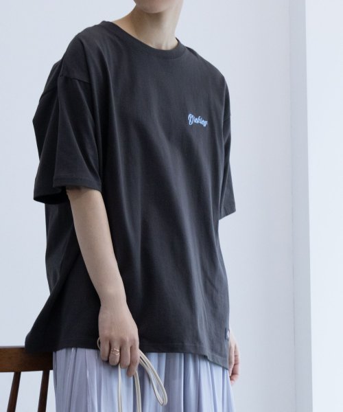 MAC HOUSE(women)(マックハウス（レディース）)/Dickies ディッキーズ 切替えルーズシルエットTシャツ 4282－9935/img04