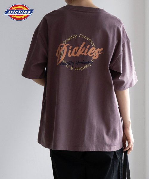 MAC HOUSE(women)(マックハウス（レディース）)/Dickies ディッキーズ 切替えルーズシルエットTシャツ 4282－9935/img10