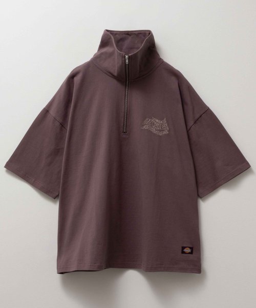 MAC HOUSE(women)(マックハウス（レディース）)/Dickies ディッキーズ ハーフジップTシャツ 4282－9934/img18