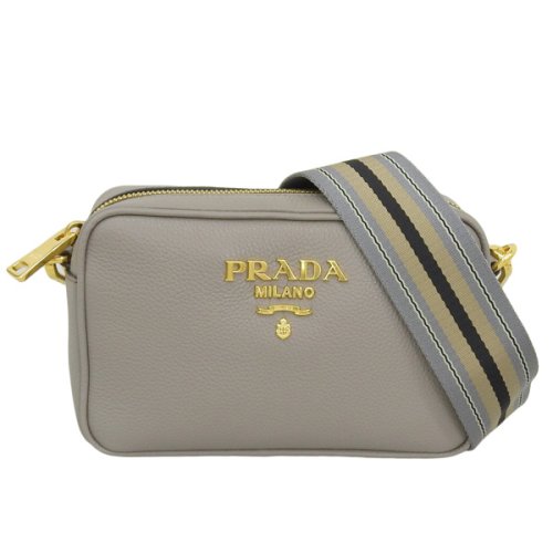 PRADA プラダ BANDOLIERA VITELLO PHENIX バンドリエラ ヴィッテロ フェニックス 斜めがけ ショルダー バッグ レザー 