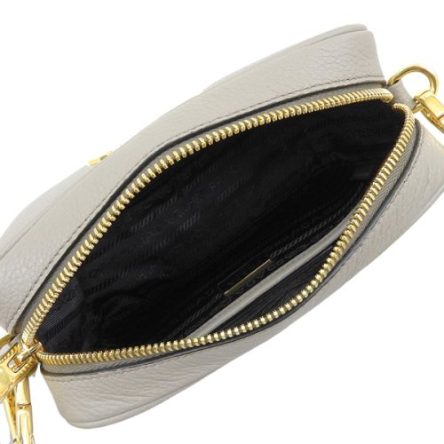 PRADA プラダ BANDOLIERA VITELLO PHENIX バンドリエラ ヴィッテロ フェニックス 斜めがけ ショルダー バッグ レザー 