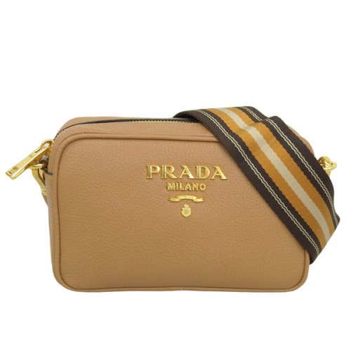 PRADA プラダ BANDOLIERA VITELLO PHENIX バンドリエラ ヴィッテロ フェニックス 斜めがけ ショルダー バッグ レザー 