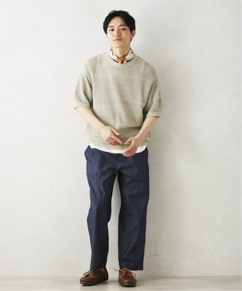 JOURNAL STANDARD relume Men's(ジャーナルスタンダード　レリューム　メンズ)/コットンメランジメッシュニットTシャツ/img05