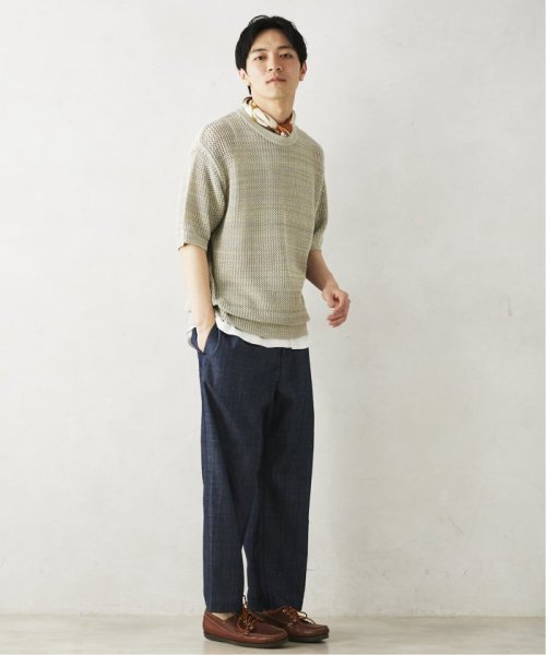 JOURNAL STANDARD relume Men's(ジャーナルスタンダード　レリューム　メンズ)/コットンメランジメッシュニットTシャツ/img09