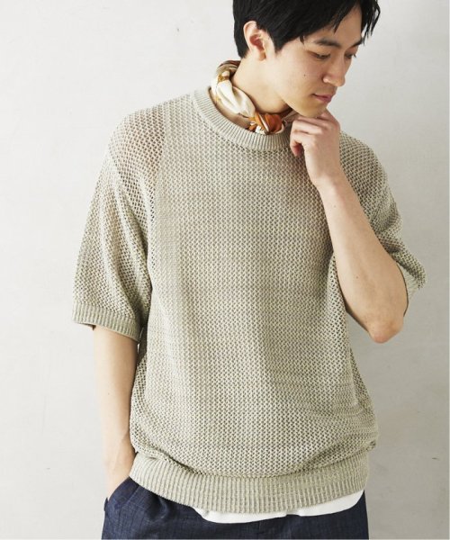 JOURNAL STANDARD relume Men's(ジャーナルスタンダード　レリューム　メンズ)/コットンメランジメッシュニットTシャツ/img14