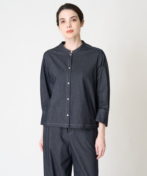 [セットアップ対応可]デニムライクブラウス [セットアップ対応可]デニムライクブラウス [セットアップ対応可]デニムライクブラウス S2636180017(20196円)